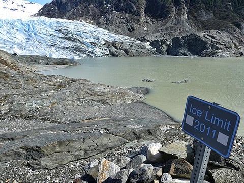 Since 2000, the Mendenhall Glacier in Juneau, Alaska has lost 2.8 billion tons of snow and ice, with more than 1.7 billion tons since 2010. (Photo | AP)