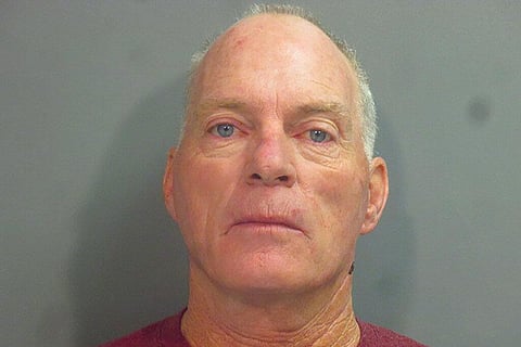 Arkansas resident Richard Barnett, who posed for photos with his feet on House Speaker Nancy Pelosi’s desk during the Jan. 6 riot at the US Capitol. (Photo | AP)