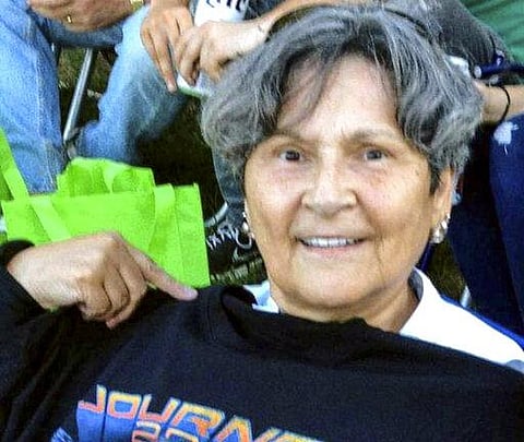 In this undated photo provided by Laura Brown, is Air Force veteran Diane Drewes who died of COVID-19 in Ohio, while waiting to receive a vaccine against the coronavirus. (Photo | AP)