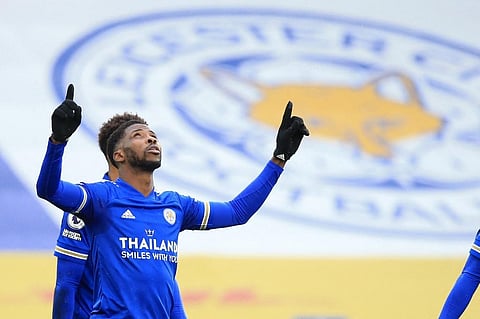 Leicester City's Nigerian striker Kelechi Iheanacho (Photo | AFP)