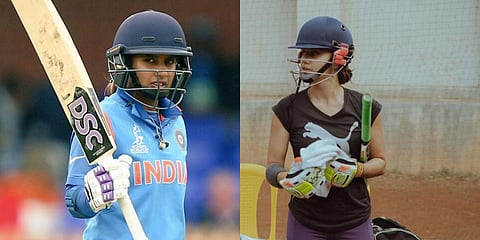 Indian cricketer Mithali Raj (L), Bollywood actor Taapsee Pannu (R) (Photos | Instagram, Facebook)