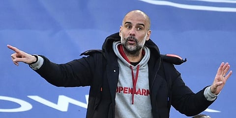 Manchester City manager Pep Guardiola (Photo | AP)