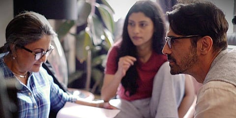 (From left) Director Aparna Sen, Konkona Sen Sharma and Arjun Rampal. (Photo| Twitter)