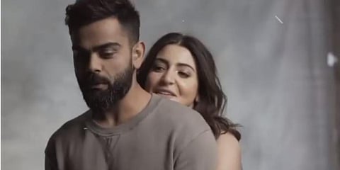 Virat Kohli and Anushka Sharma in the video. (Photo| Instagram)