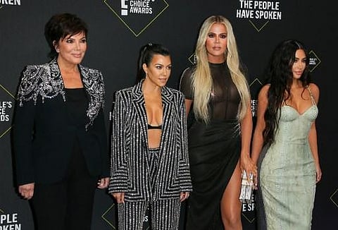 (L-R) Businesswomen/media personality Kris Jenner, Kourtney Kardashian, Khloé Kardashian and Kim Kardashian (Photo | AFP)