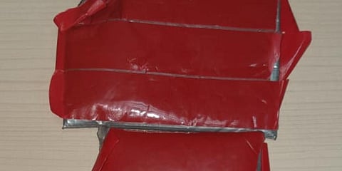 The seized gold in paste form. (Photo by special arrangement)