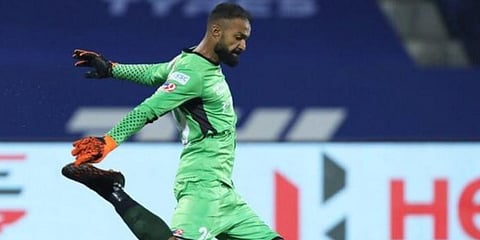 ATK Mohun Bagan goalkeeper Arindam Bhattacharya (Photo | ATK Mohun Bagan Twitter)