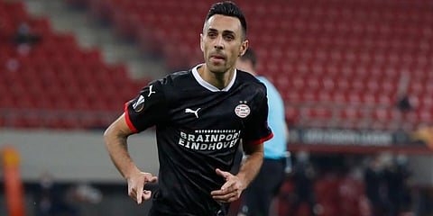 PSV Eindhoven and Israel striker Eran Zahavi (Photo | AP)