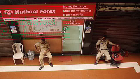 A Muthoot Finance branch. (File Photo| A Sanesh,EPS)