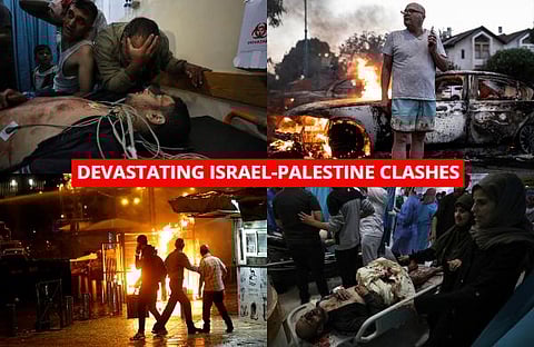 Rockets streamed out of Gaza and Israel pounded the territory with airstrikes as the most severe outbreak of violence since the 2014 war took on many of the hallmarks of that devastating 50-day conflict, with no endgame in sight. (Photo | AP)