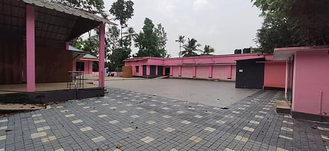The controversial space at Pandapilly Government UP School, Arakuzha