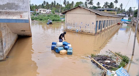 The IMD on Thursday sounded a red alert in Thiruvananthapuram, Kollam and Pathnamthitta warning of extremely heavy rainfall. (Photo | Vincent Pulickal, EPS)