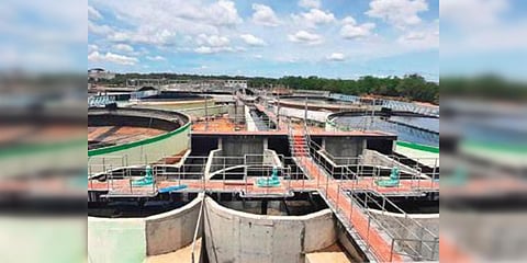 The STP near Bellandur lake. (Photo| EPS)