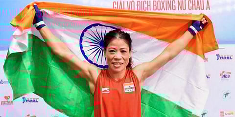 Six-time world champion Mary Kom (Photo | PTI)
