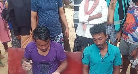 Muneer Mullah ages 34, and Karibul Sheik aged 24, from Kolkata. (Photo | Express)