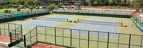 Tennis court, Rajnandgaon