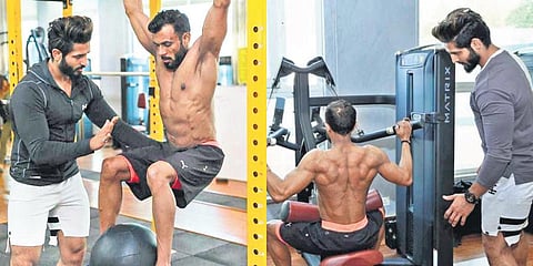 Hasti Singh at his Hasti Transformations fitness centre, Club Road, West Punjabi Bagh.