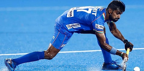 Indian hockey team midfielder Sumit. (Photo| Hockey India)