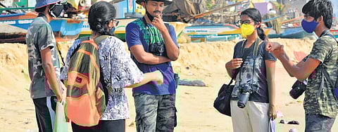 The core team at work