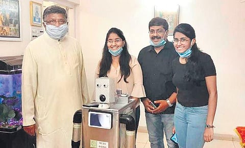 Akanksha says the equipment cost an investment of Rs   1 lakh | Express