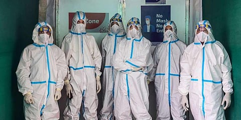 COVID-19 cases are rising in India in the second-wave. (Photo | PTI)