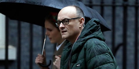 UK PM Boris Johnson's former chief strategic adviser Dominic Cummings (Photo| AP)