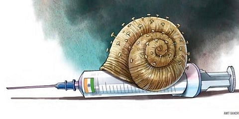 Covid vaccine a distant reality in rural India, shows app