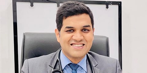 Dr V Ashwin Karuppan, Consultant (Internal Medicine), Critical Care and Diabetology at Gleneagles Global Health City (Photo | Express)