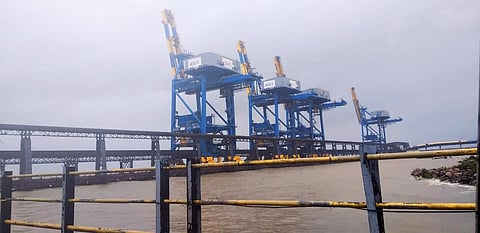 Berths at Dhamra port made free from vessels ahead of Yaas landfall. (Photo | EPS)