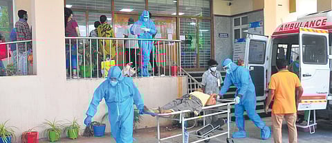 As the 25 beds earmarked for fungus cases were full, new cases were accommodated in vacant beds.  (Photo | Express)