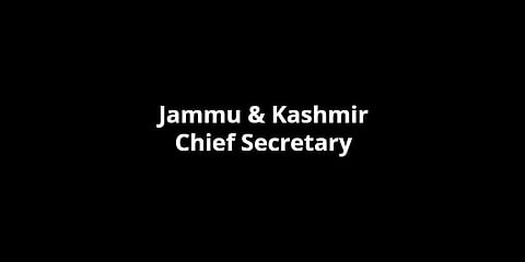 AK Mehta was asked to take over as the new chief secretary of Jammu and Kashmir.