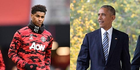 Manchester United's Rashford has 'surreal' talk with Obama