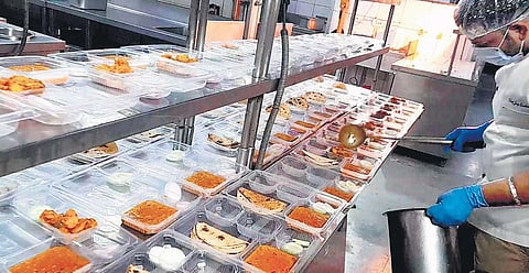 Treehouse Resort preparing meals and distributing it to Covid affected families in Bhiwadi