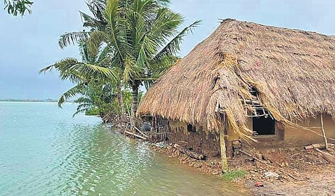 A flood-affected village in Kendrapara district | Express