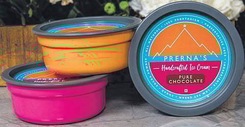 Prerna’s Handcrafted Ice creams are about as natural as it can get.