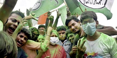 TMC Supporters (Photo | PTI)