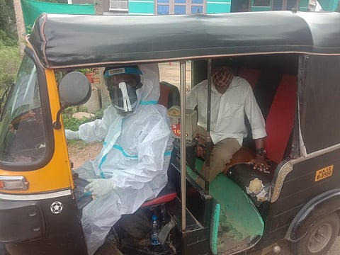 Prashanth says that his service gives him immense satisfaction (Photo | Special arrangement)