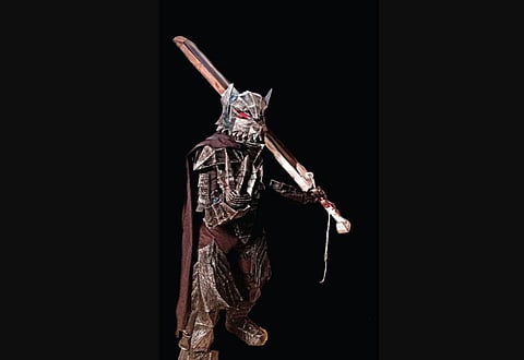 Arvind Menon dressed up as Guts