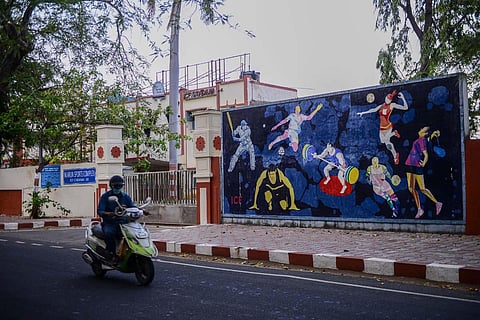 The ICF Sports Complex in Perambur (Photo | Debadatta Mallick, EPS)