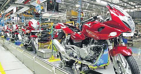 Bajaj's sales in India were recorded at just 126,570 units.