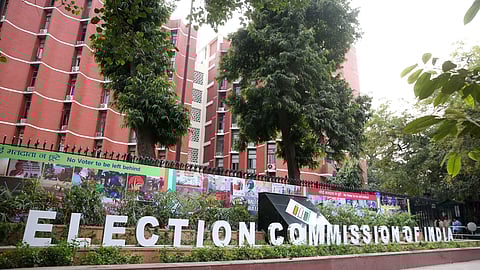 Election Commission of India office in New Delhi.