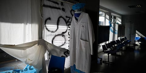 A waiting room sits empty inside San Andres Clinic which has been occupied by its former workers since it closed at the start of the year. (Photo | AP)
