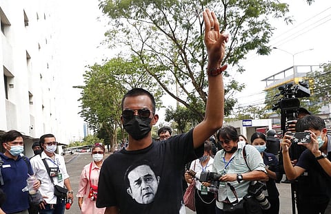Pro-democracy activist Panupong Jadnok (Photo | AP)