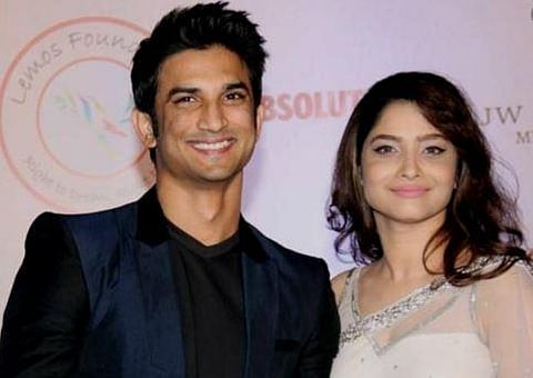 Late actor Sushant Singh Rajput with his Pavitra Rishta co-star Ankita Lokhande (Photo | Facebook)