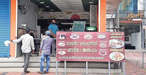 Restaurants depend on apps to deliver food parcels |  Albin Mathew