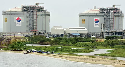 LNG Petronet facility at Kochi. ( Express Photo Service | Albin Mathew )