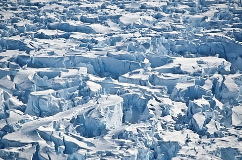 That ice shelf has retreated by 20 kilometers between 2017 and 2020. (Photo | AP)