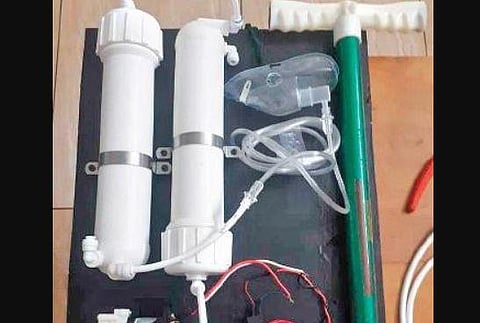 Kochi professor makes hand pump-fueled oxygen concentrator