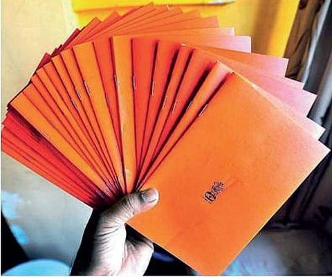 Representational image used for ration cards