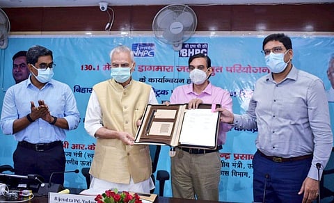 Bihar signs MoU for hydropower project with NHPCL (Photo | Express)